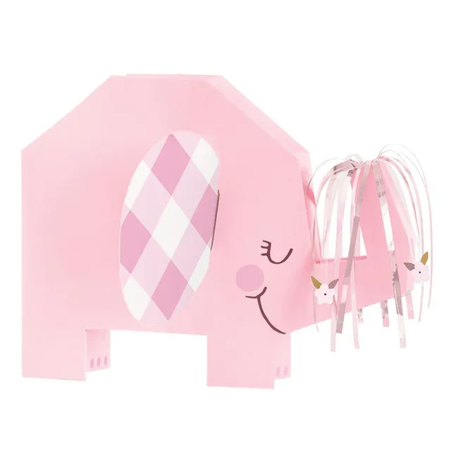 das-kost-mland-elefant-floral-tischaufsteller-baby-deko-pink image 1