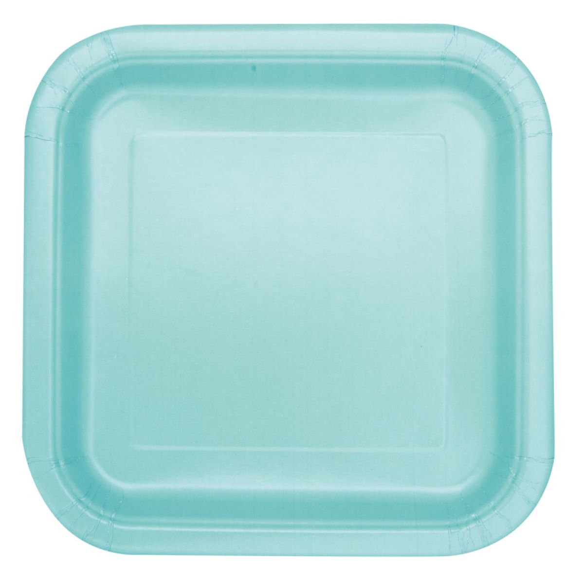 das-kost-mland-pappteller-uni-quadratisch-23-cm-minze-14-stk image 1