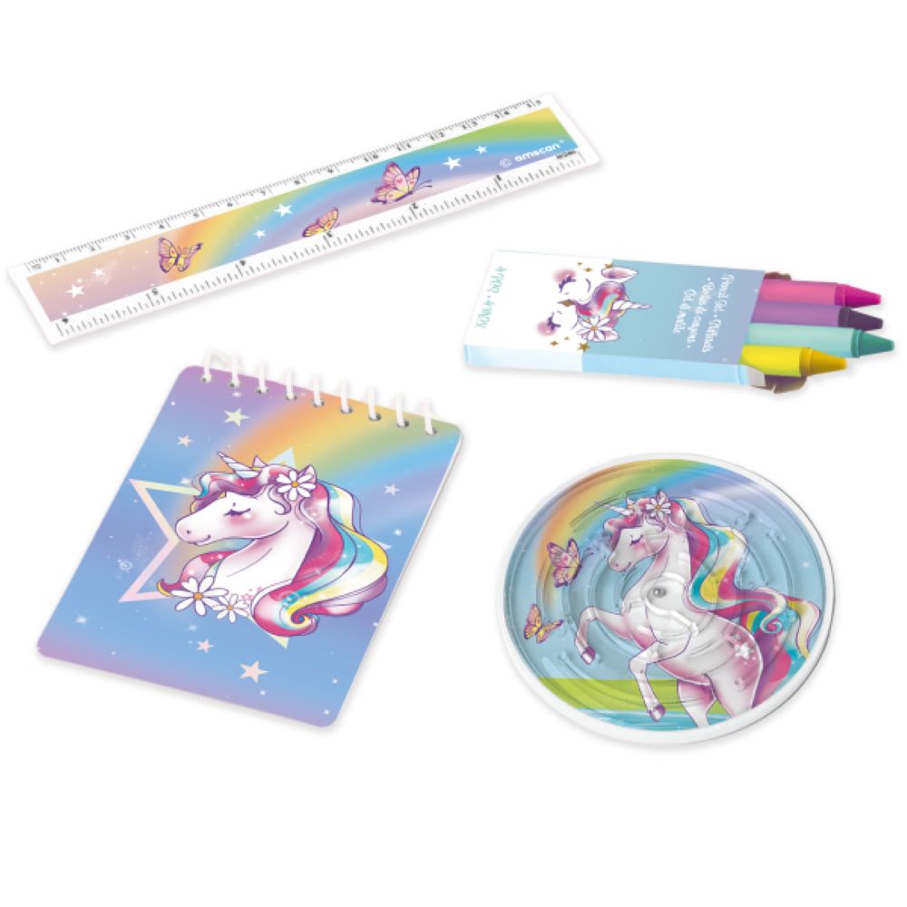 das-kost-mland-dekorationen-unicorn-dreams-favour-set-16-teilig image 1