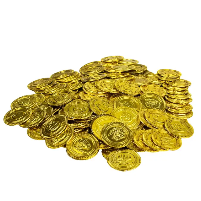das-kost-mland-goldm-nzen-spielgeld-piratenschatz-144-stk image 1