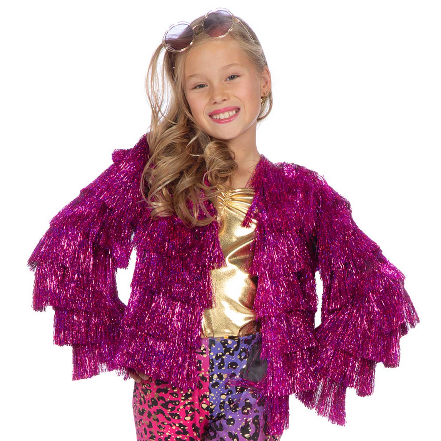 das-kost-mland-festival-lamettajacke-m-dchen-pink-128-140 image 1