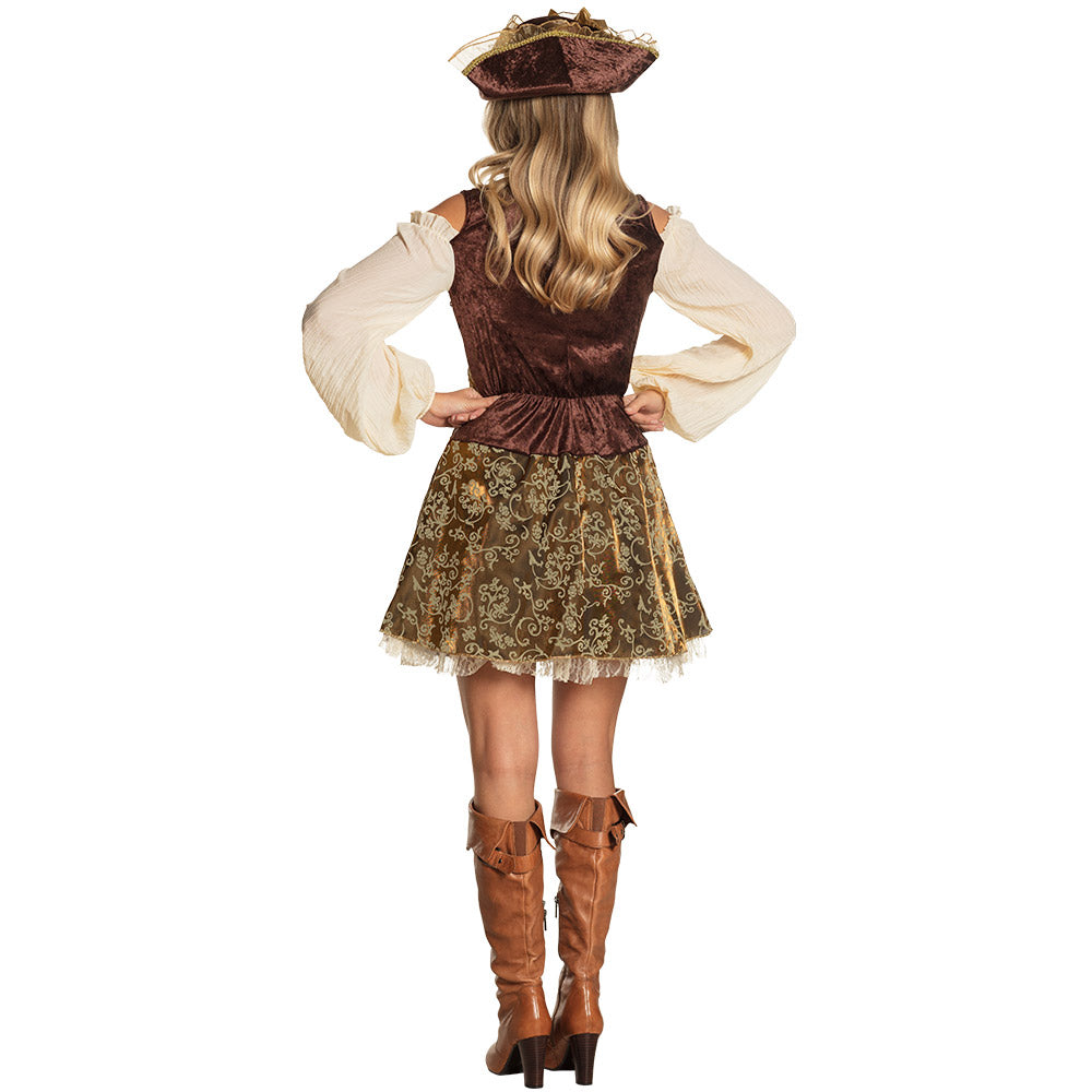 das-kost-mland-piratin-treasure-kost-m-damen-braun image 2
