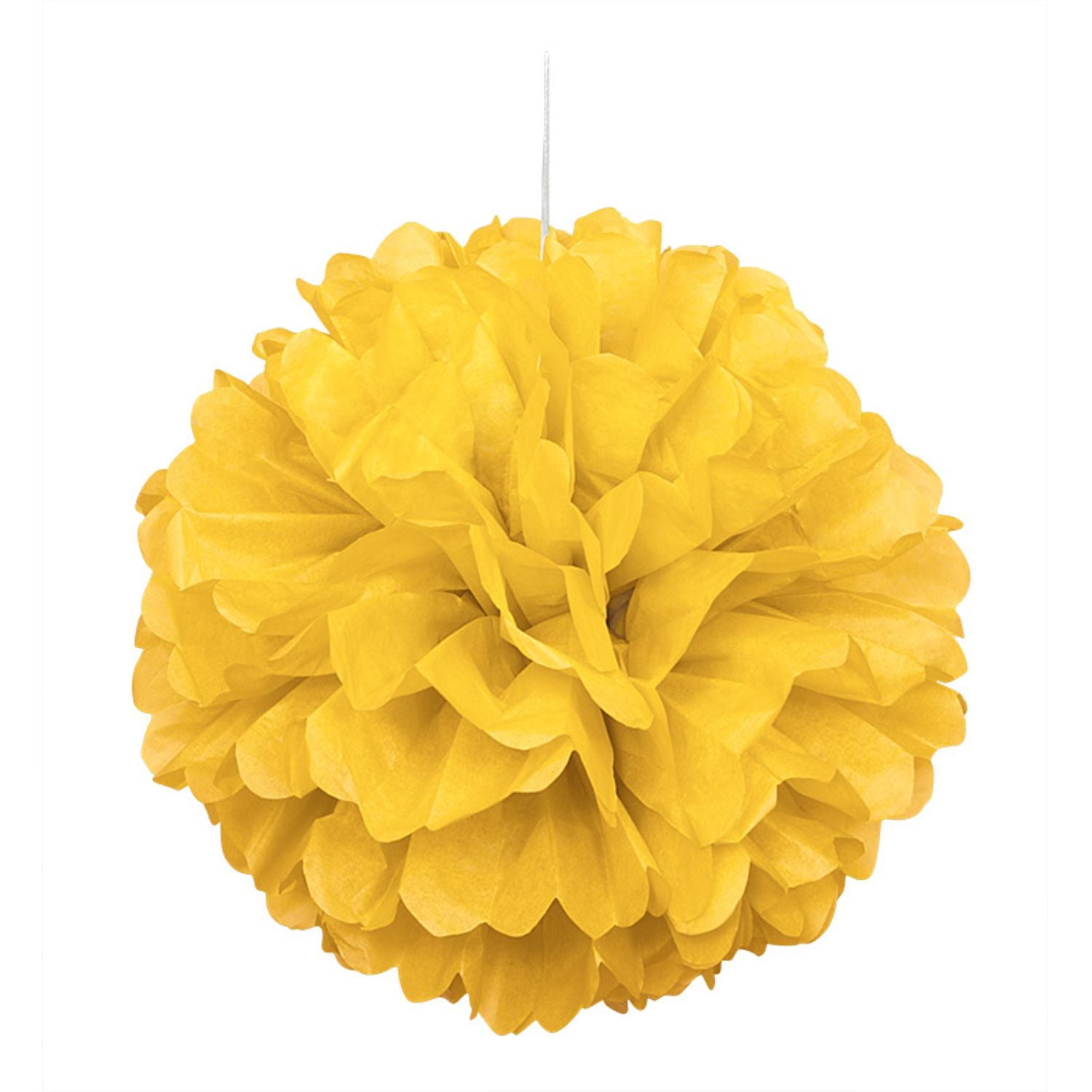 das-kost-mland-wabenball-fluffy-40-cm-gelb-papierball-deko image 1
