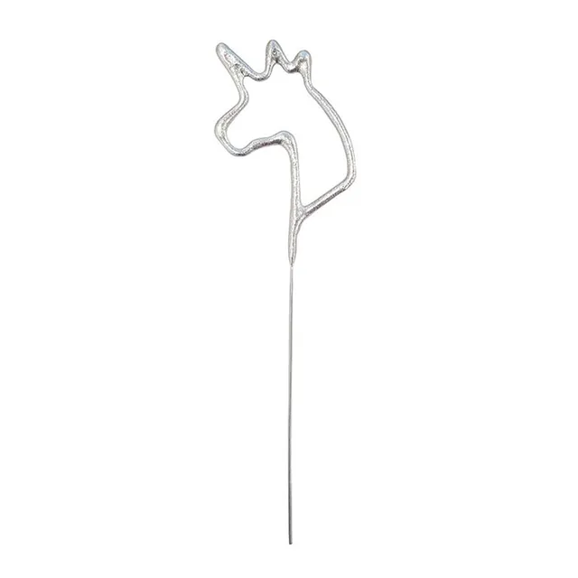 das-kost-mland-einhorn-wunderkerze-silber-ca-18-cm image 1