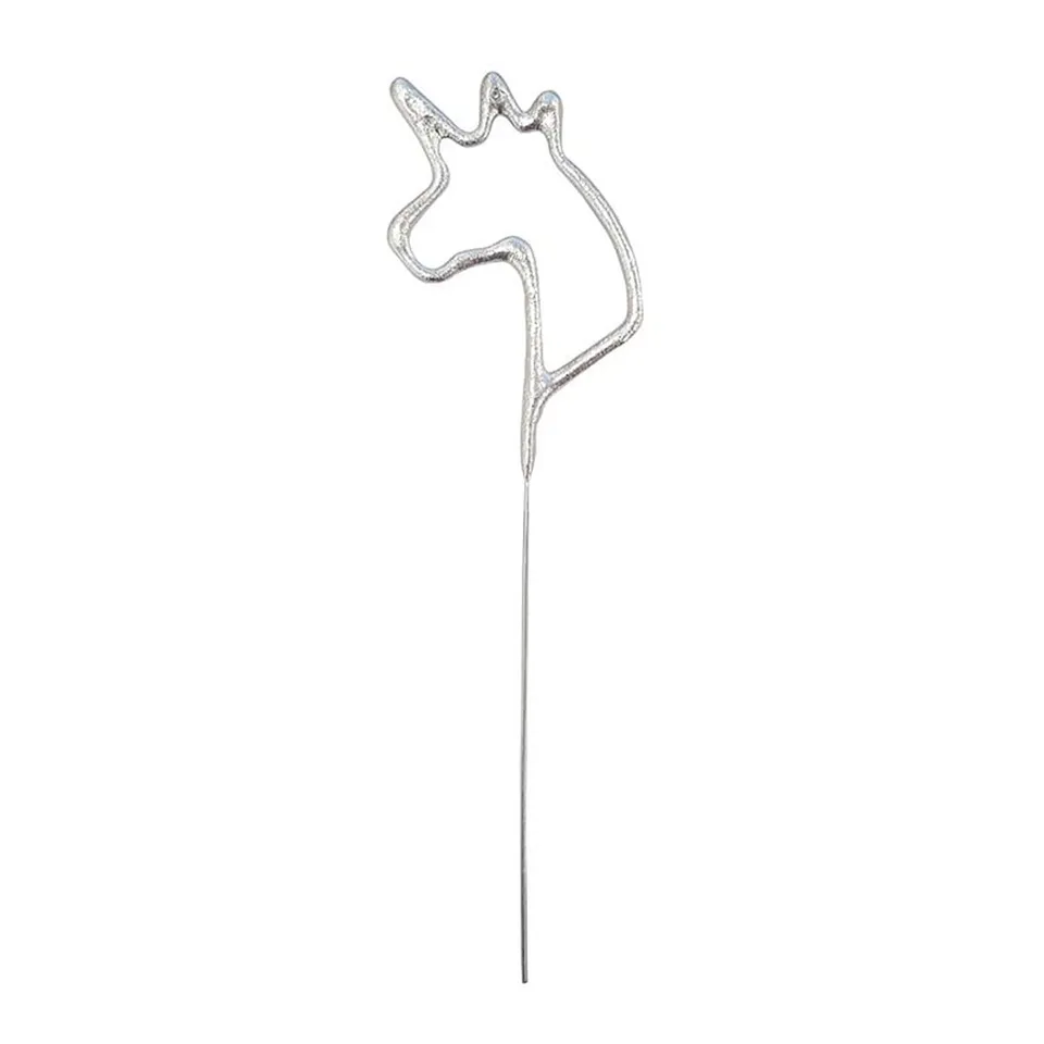 das-kost-mland-einhorn-wunderkerze-silber-ca-18-cm image 1