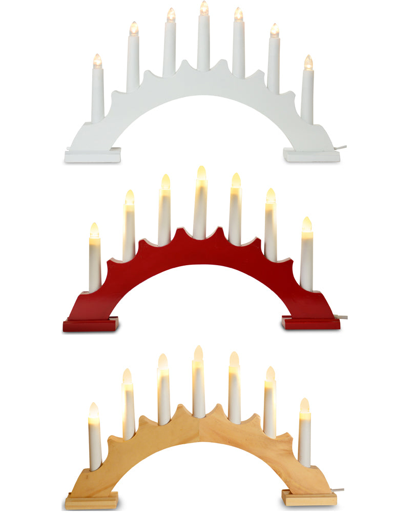das-kost-mland-dekorationen-schwibbogen-rund-7-kerzen-lichterbogen-natur image 1