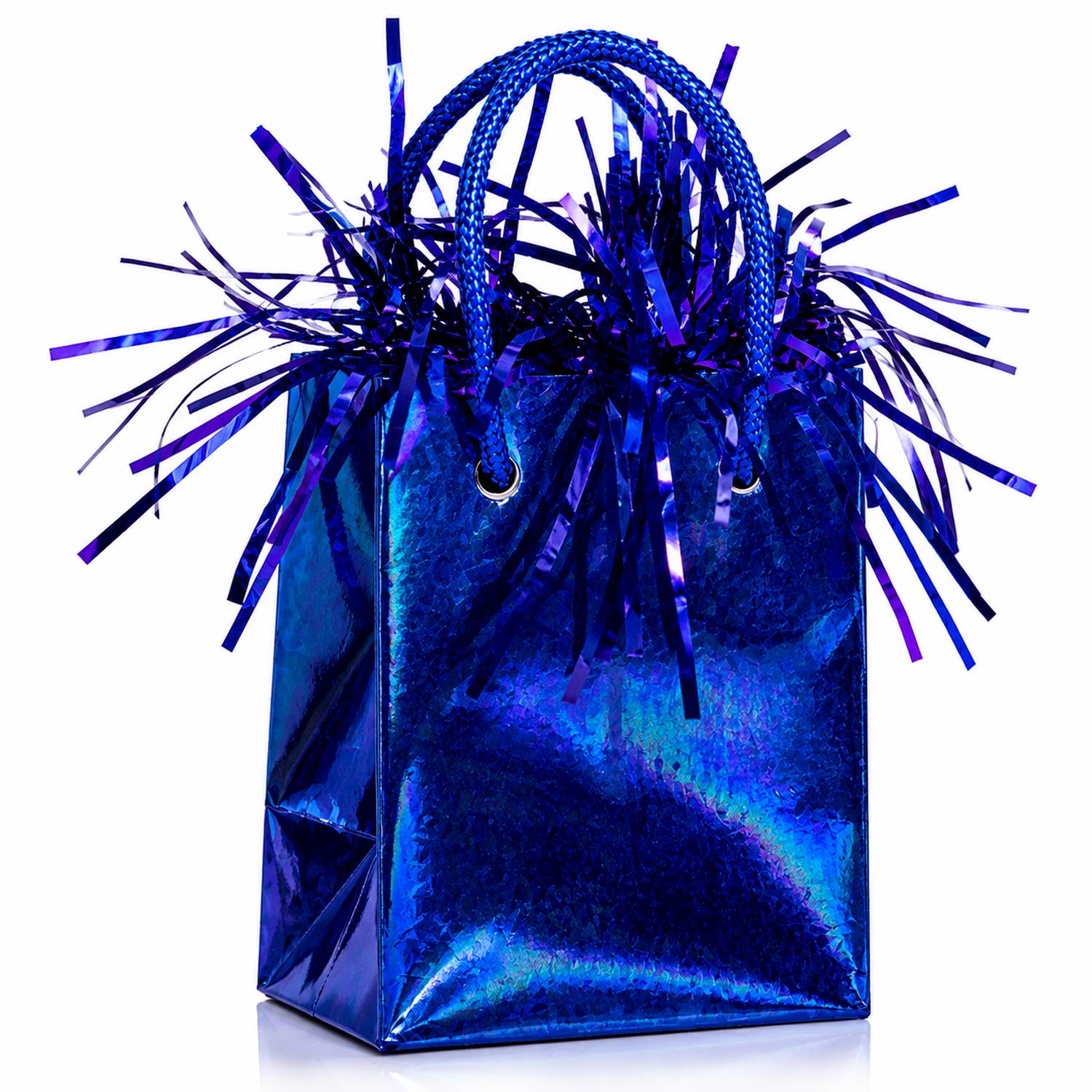 das-kost-mland-dekorationen-ballongewicht-170g-holo-blau-t-te image 1