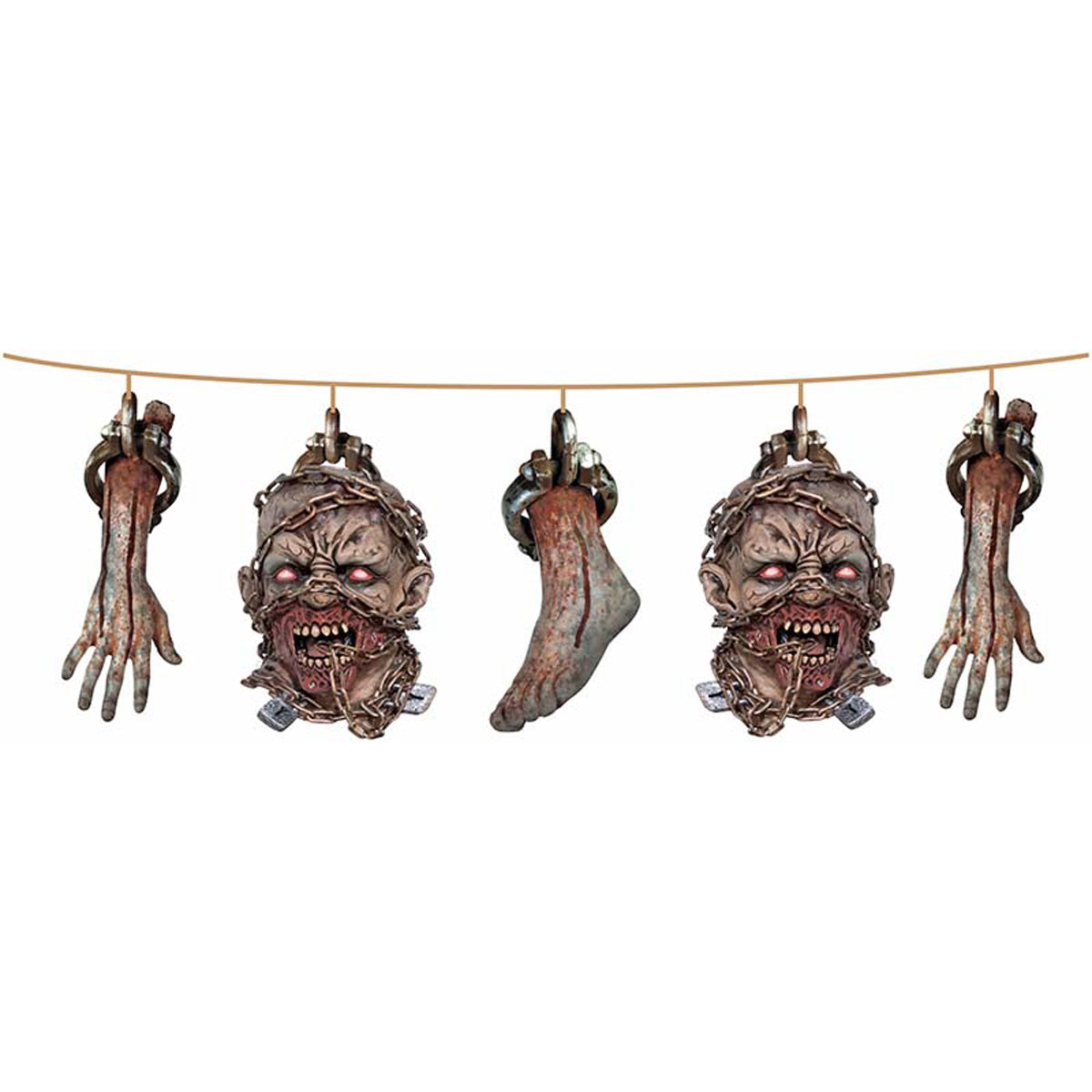 halloween-girlande-zombie-k-rperteile-120cm-deko image 1