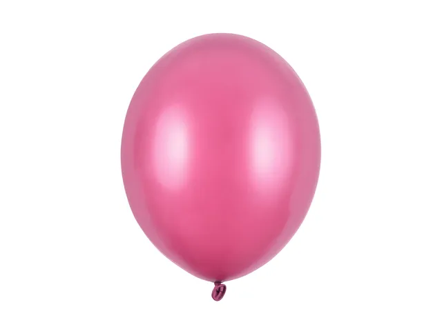 das-kost-mland-dekorationen-luftballon-uni-metallic-30-cm-pink-50-stk image 1