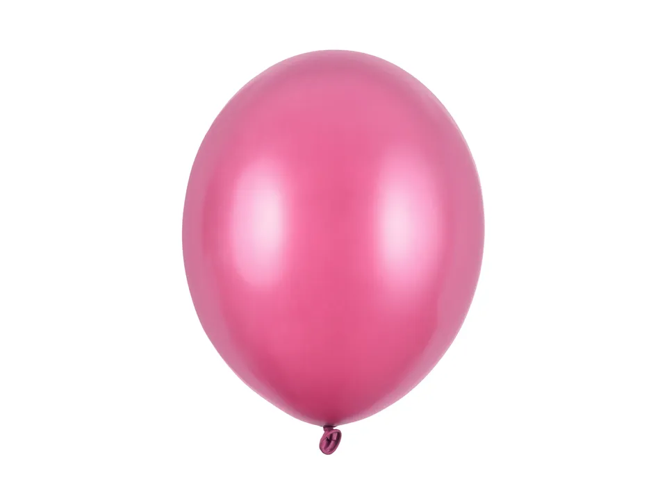 das-kost-mland-dekorationen-luftballon-uni-metallic-30-cm-pink-50-stk image 1