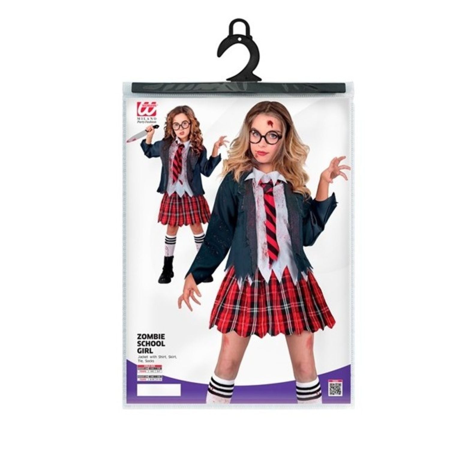 das-kost-mland-m-dchen-kost-m-zombie-schulm-dchen-5-tlg-gr-e-128 image 5