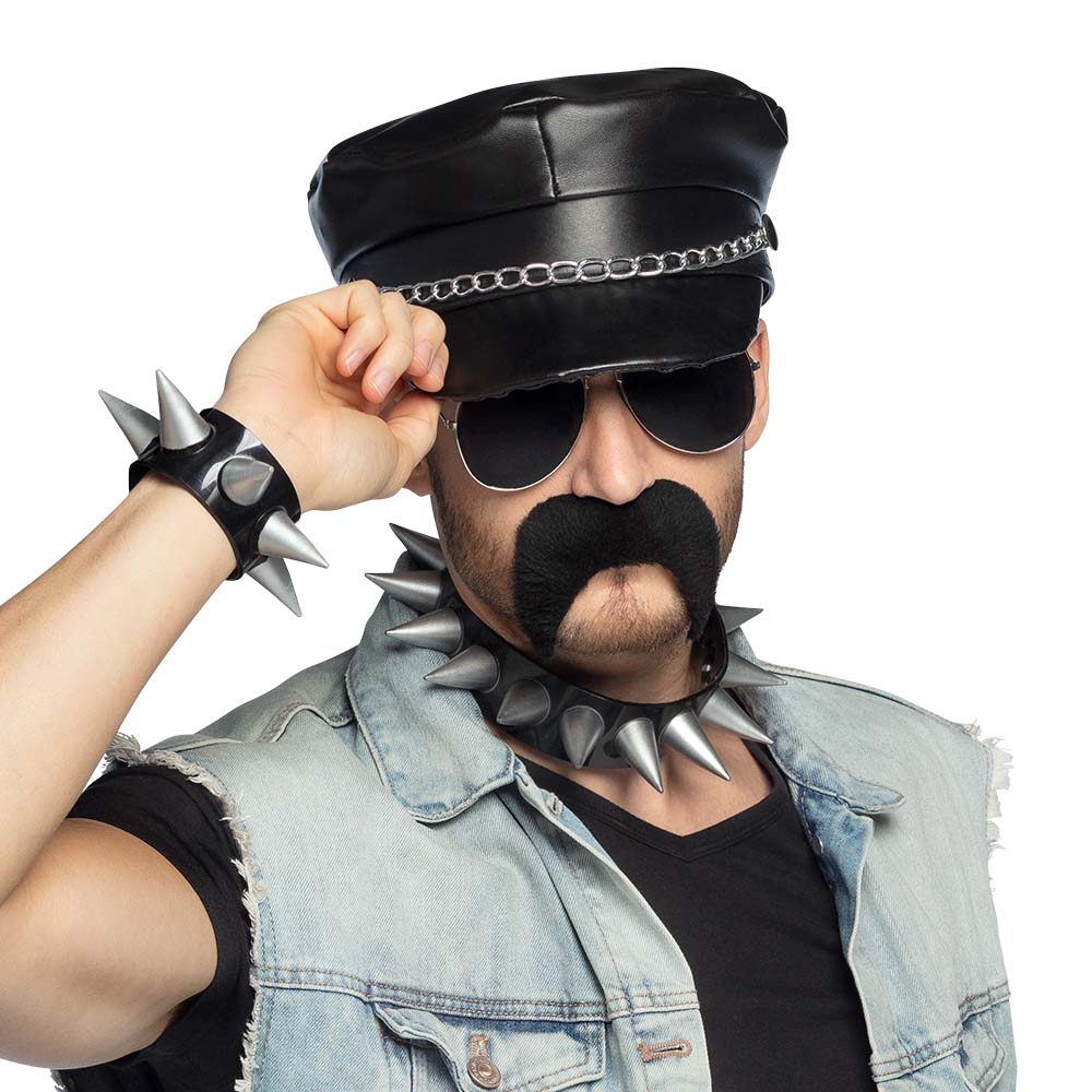 das-kost-mland-herren-kost-m-set-rocker-5-tlg-biker-verkleidung image 2