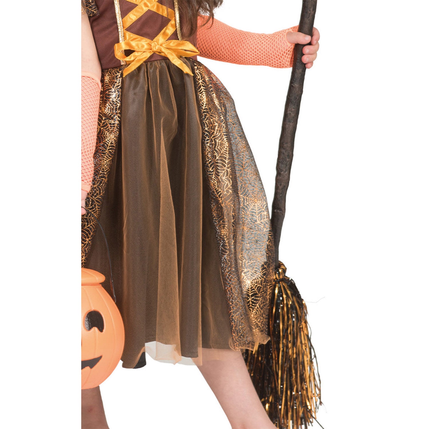 das-kost-mland-autumn-hexen-kost-m-m-dchen-kleid-braun-orange image 3