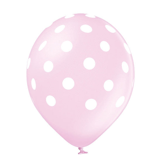 das-kost-mland-dekorationen-polka-dots-girl-luftballon-metallic-6-stk-30cm image 4