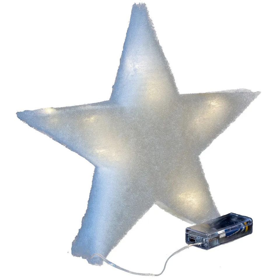 riffelmacher-led-stern-40cm-wei-mit-minilichterkette-leuchtstern image 1
