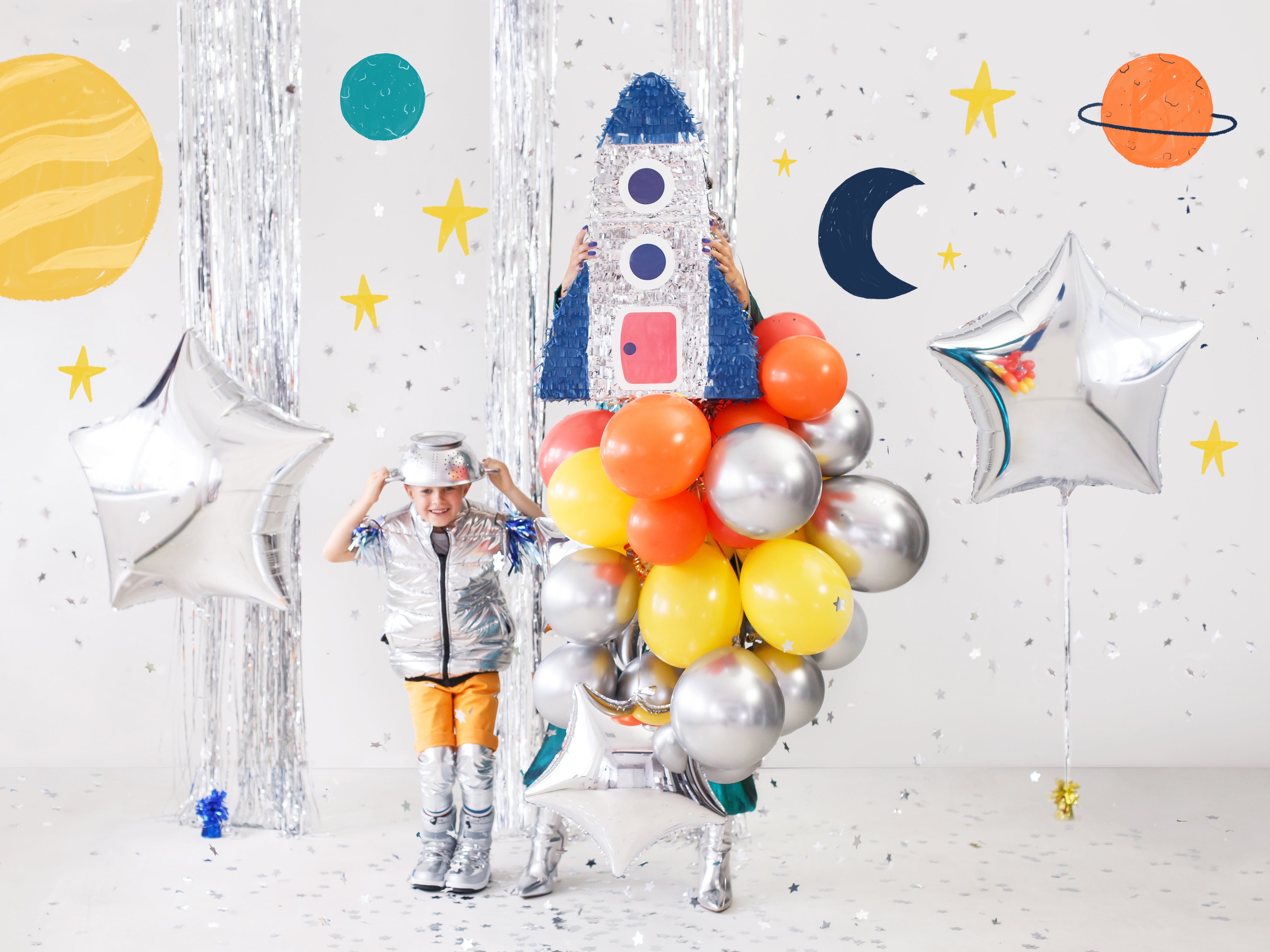 das-kost-mland-uni-glossy-luftballon-30cm-silber-50-stk-set image 2