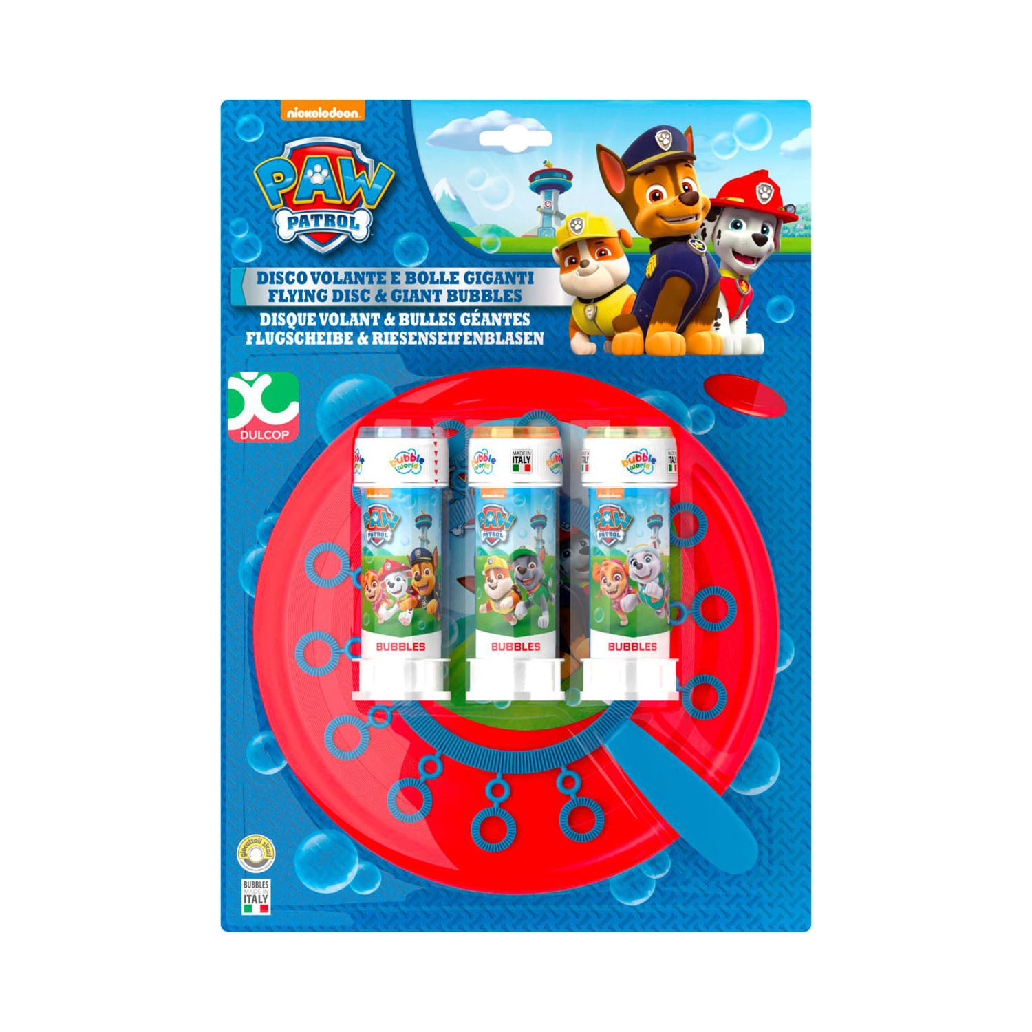 das-kost-mland-dekorationen-paw-patrol-seifenblasen-3x60ml-kinder image 1