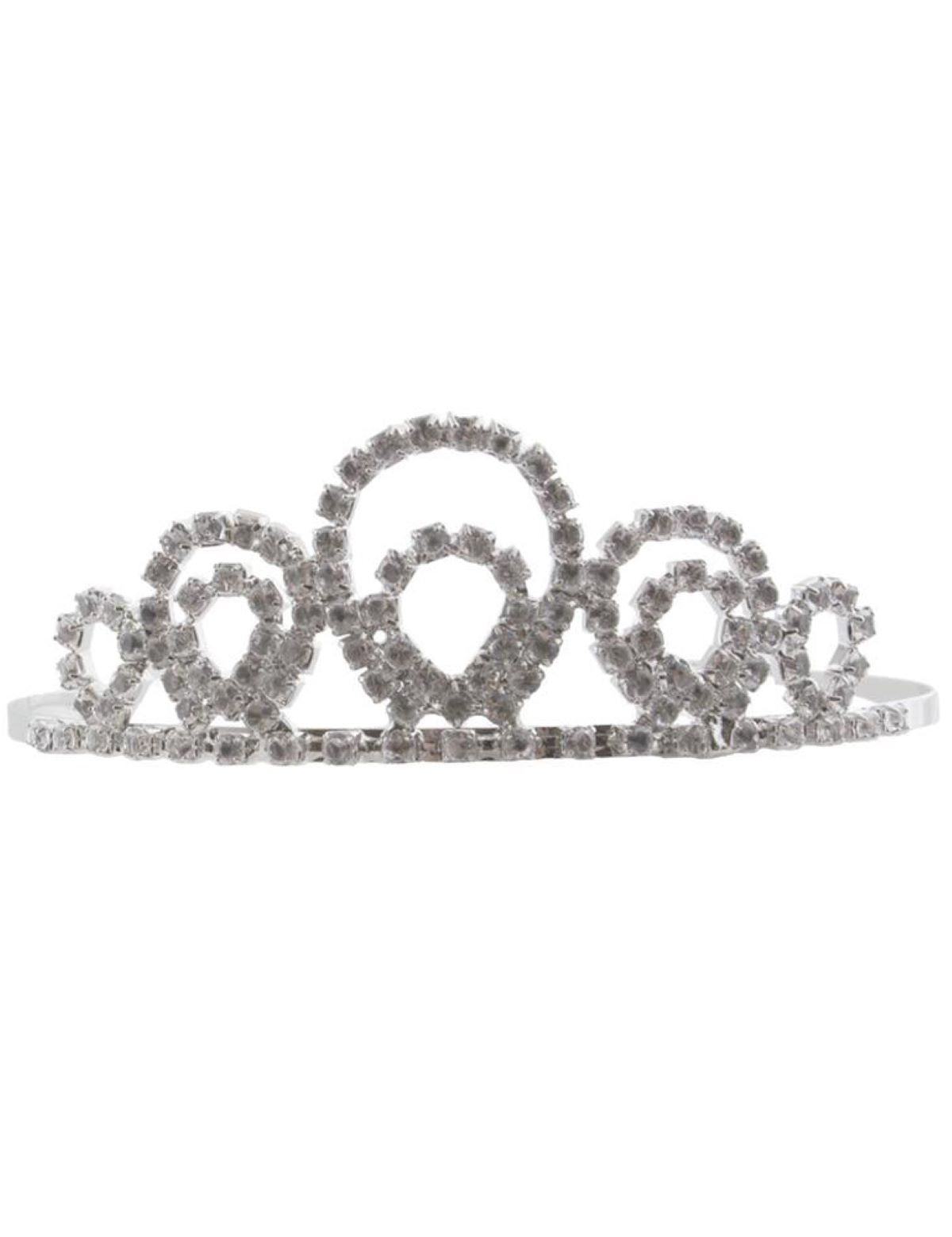 das-kost-mland-strass-krone-kinder-tiara-silber-prinzessin image 3