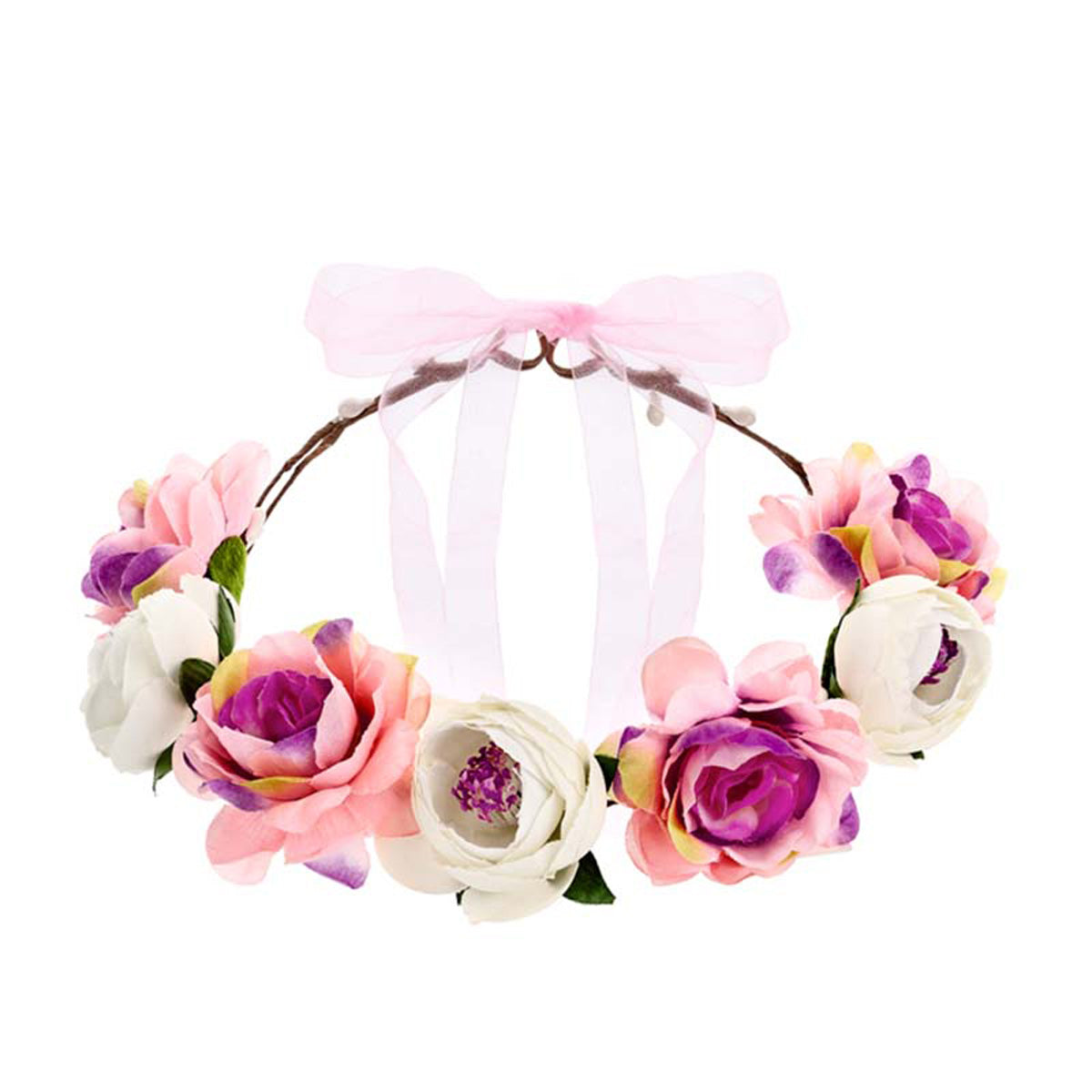 das-kost-mland-blumenkranz-haarreif-bunt-f-r-festival image 2