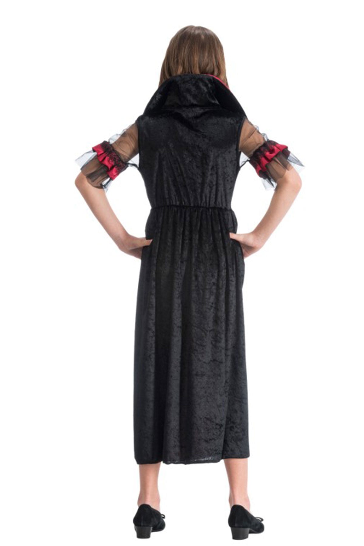 das-kost-mland-tessa-vampir-kost-m-m-dchen-kleid-schwarz-rot image 2