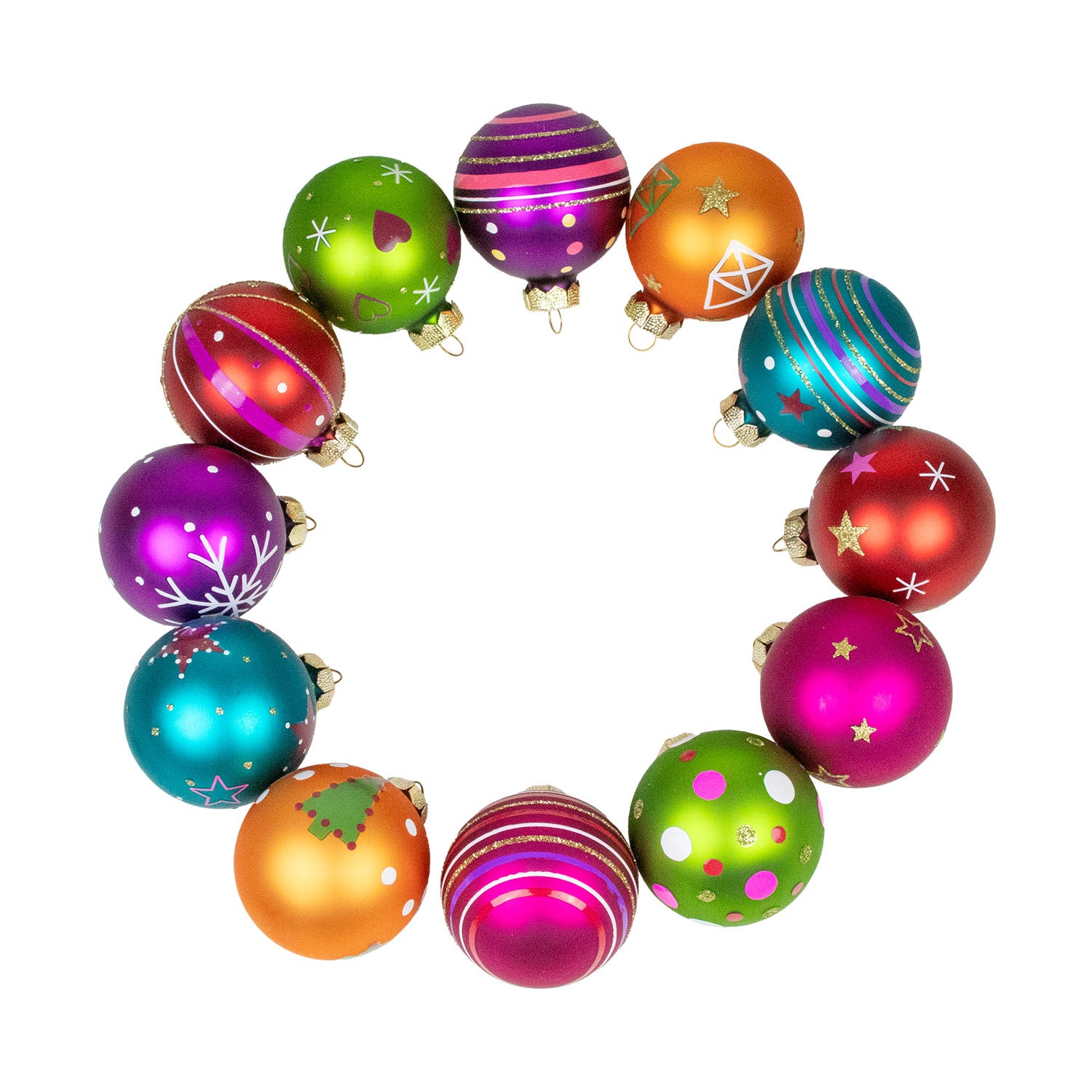 das-kost-mland-dekorationen-happy-xmas-weihnachtskugeln-glas-6cm-12st image 4