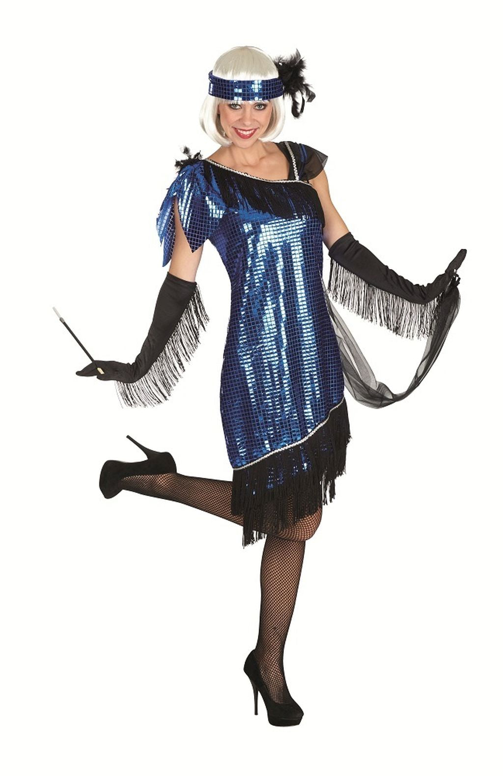 glitzer-charleston-kost-m-pailletten-damen-blau-36-38 image 1