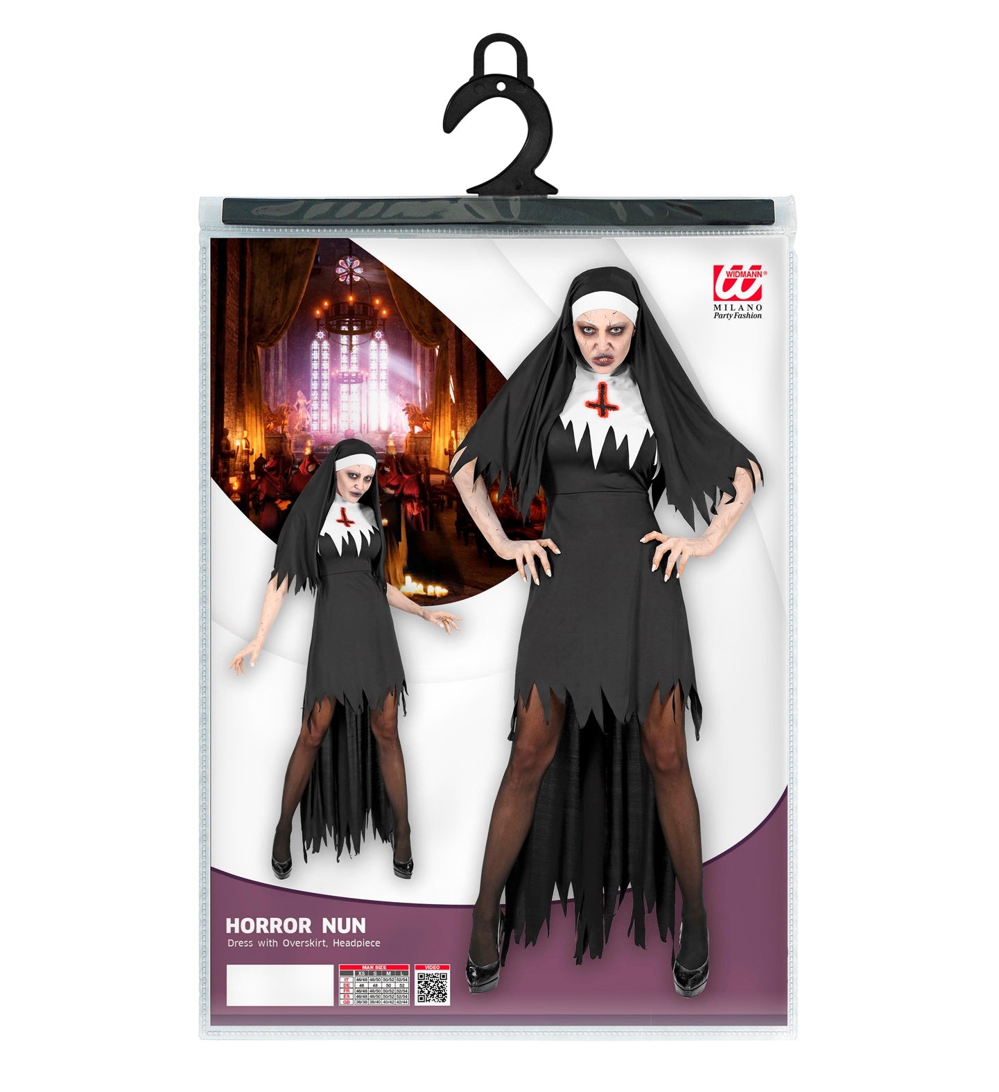 das-kost-mland-damen-horror-nonne-kost-m-schwarz-gr-e-l image 5