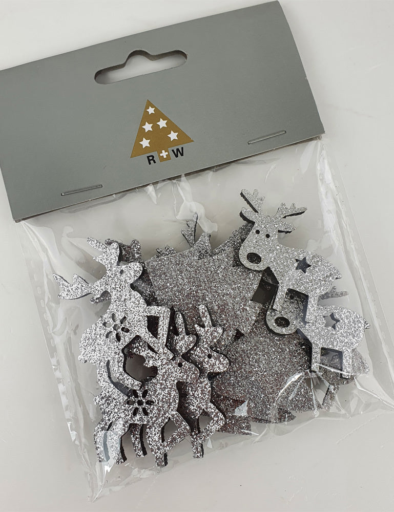 riffelmacher-streudeko-filz-glitter-silber-hirsche-12tlg image 3