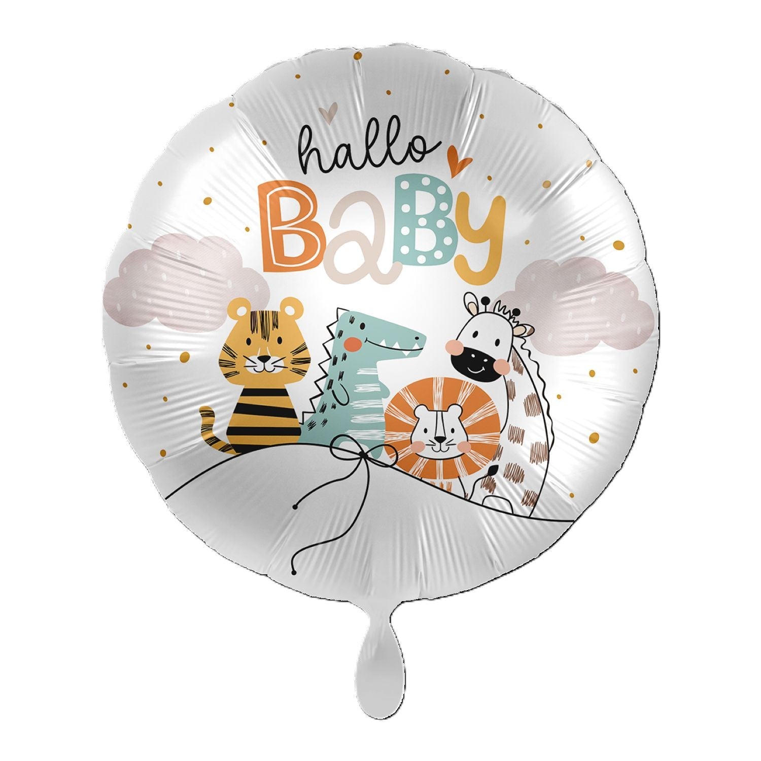 folienballon-hallo-baby-tierfreunde-43cm-18-f-r-babyparty image 1