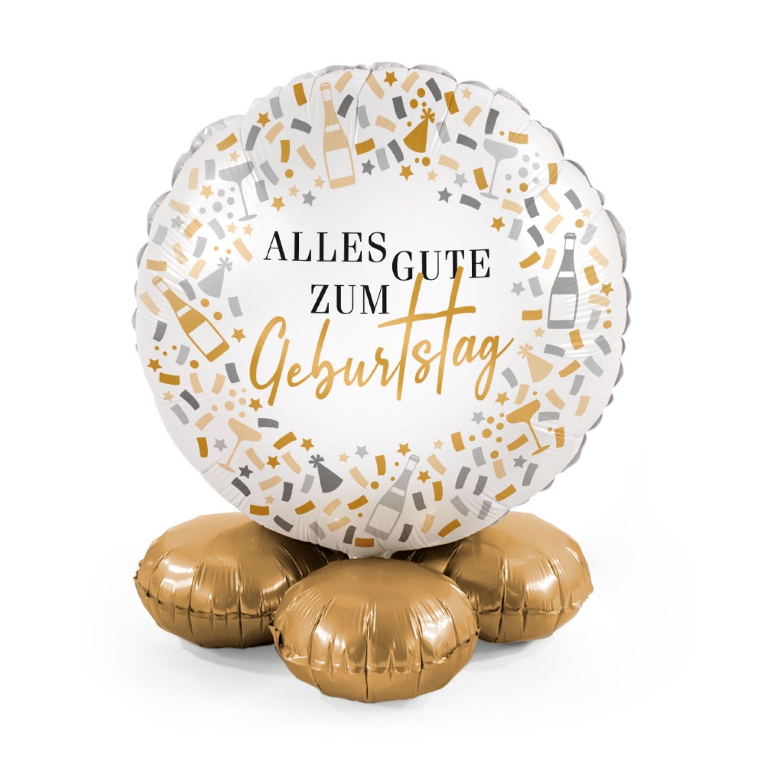 das-kost-mland-dekorationen-folienballon-bouquet-hello-happy-birthday image 1
