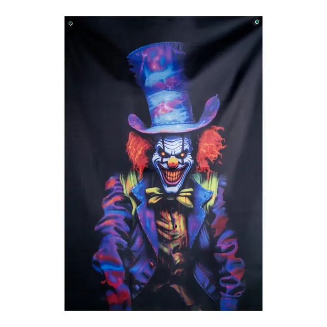 das-kost-mland-dekorationen-halloween-fensterdeko-horror-clown image 1