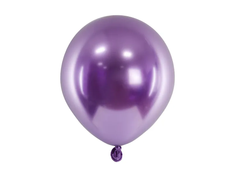 das-kost-mland-uni-glossy-luftballons-30cm-50-st-ck-lila image 1