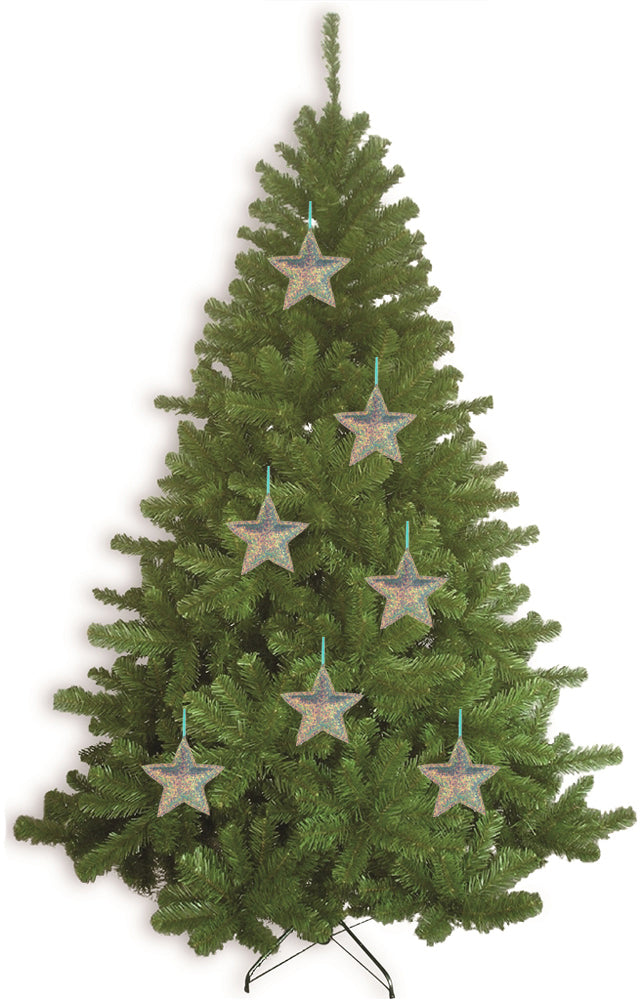 riffelmacher-christbaumschmuck-stern-16cm-mehrfarbig-weich image 3