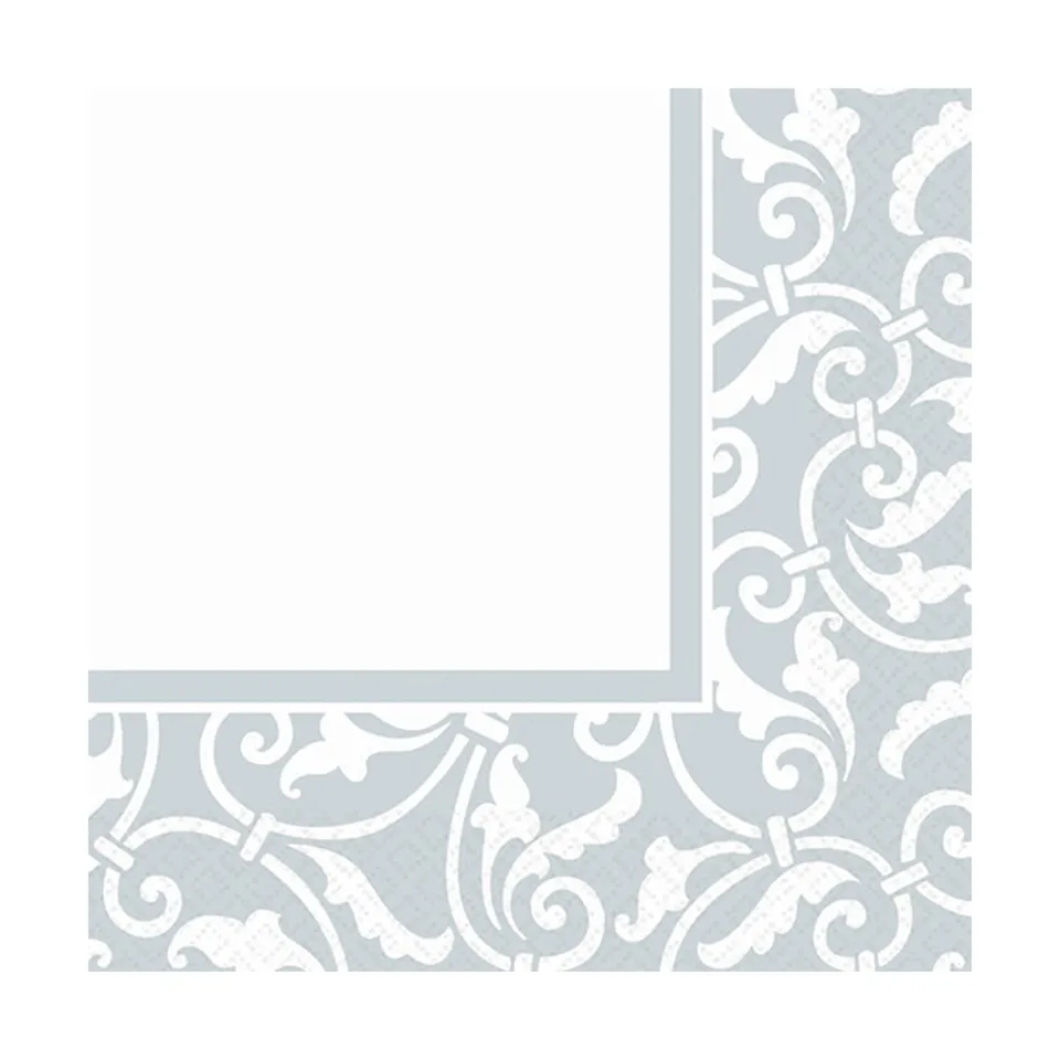 das-kost-mland-hochzeit-servietten-silber-wei-16-st-ck-33x33cm image 1
