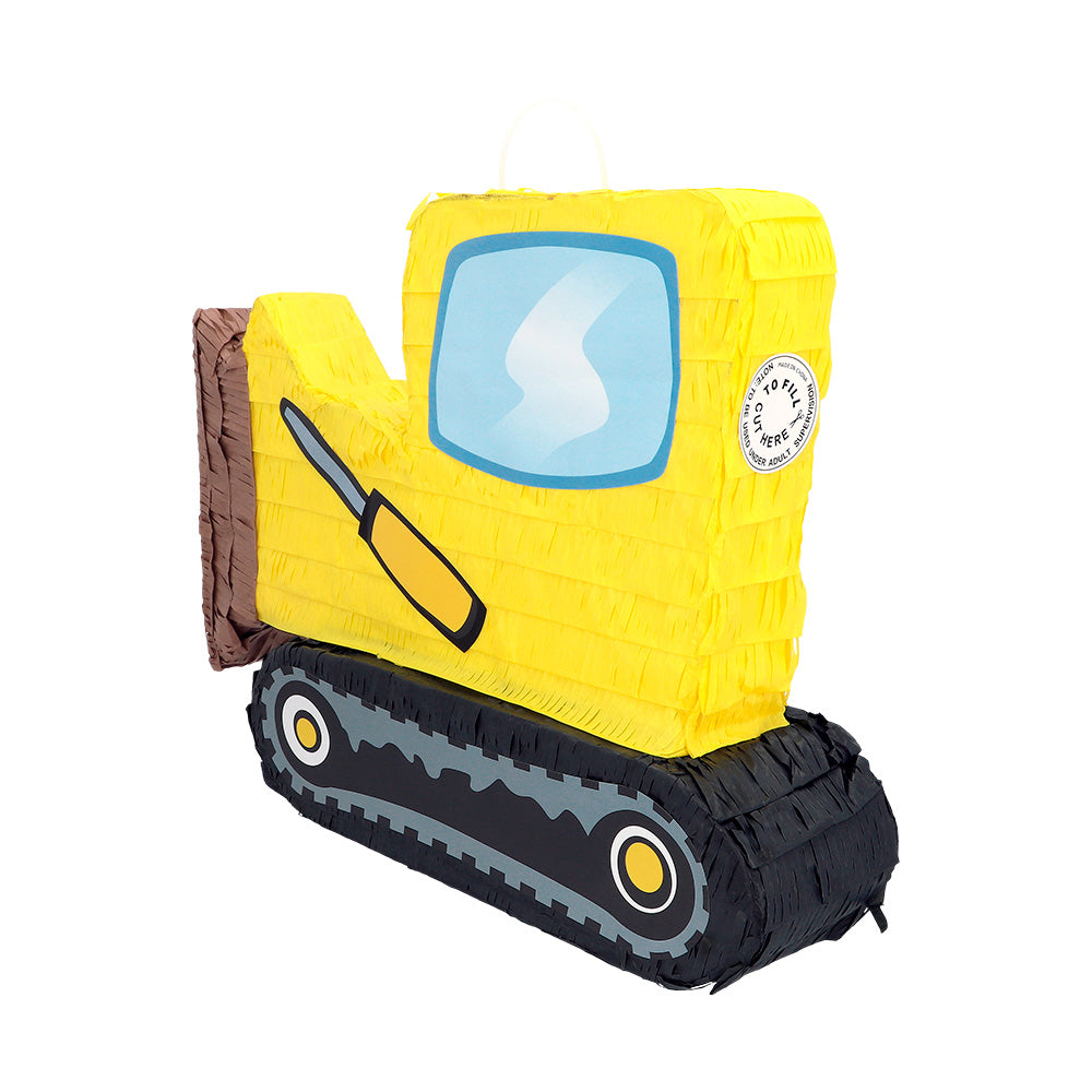das-kost-mland-dekorationen-pi-ata-bulldozer-45-cm-gelb-zum-bef-llen image 3