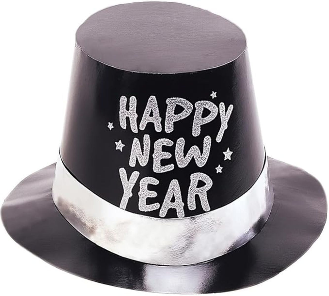 das-kost-mland-accessoires-partyhut-new-year-glitzer-schwarz image 1