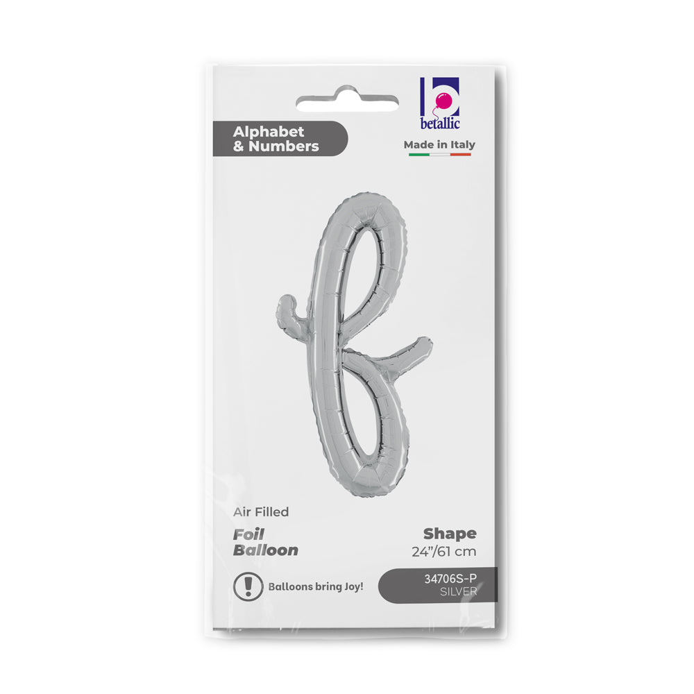 grabo-skript-folienballon-buchstabe-f-silber-61cm image 2