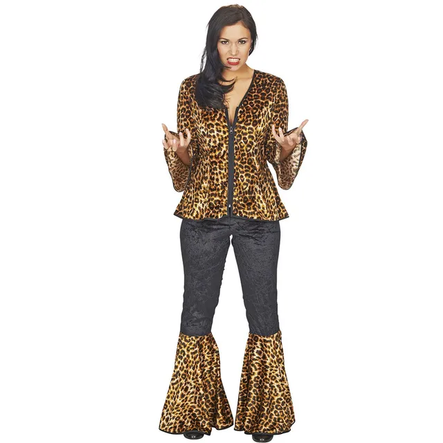 das-kost-mland-tiger-lilly-70er-kost-m-damen-leoparden-anzug image 1