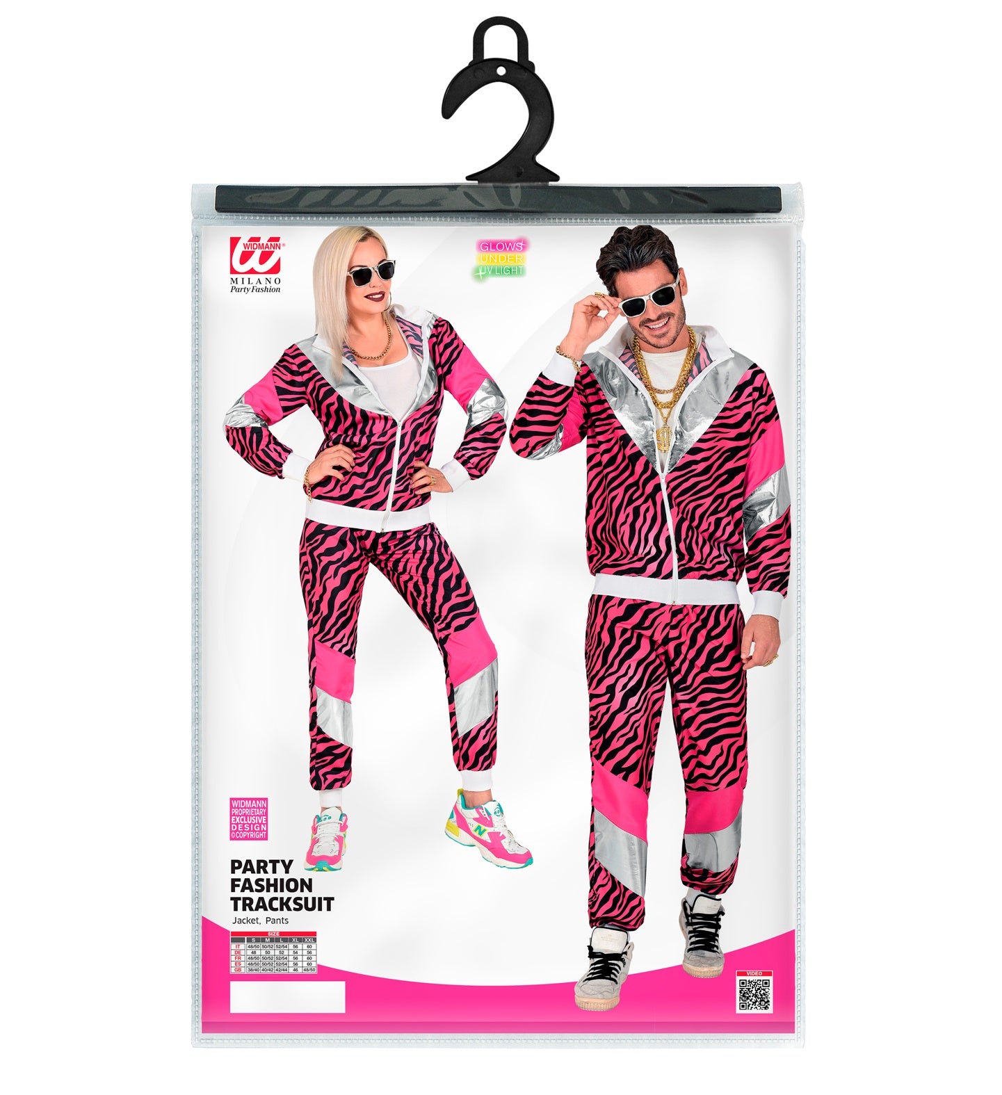 das-kost-mland-pinker-tigerprint-party-trainingsanzug-herren-s-xxl image 6
