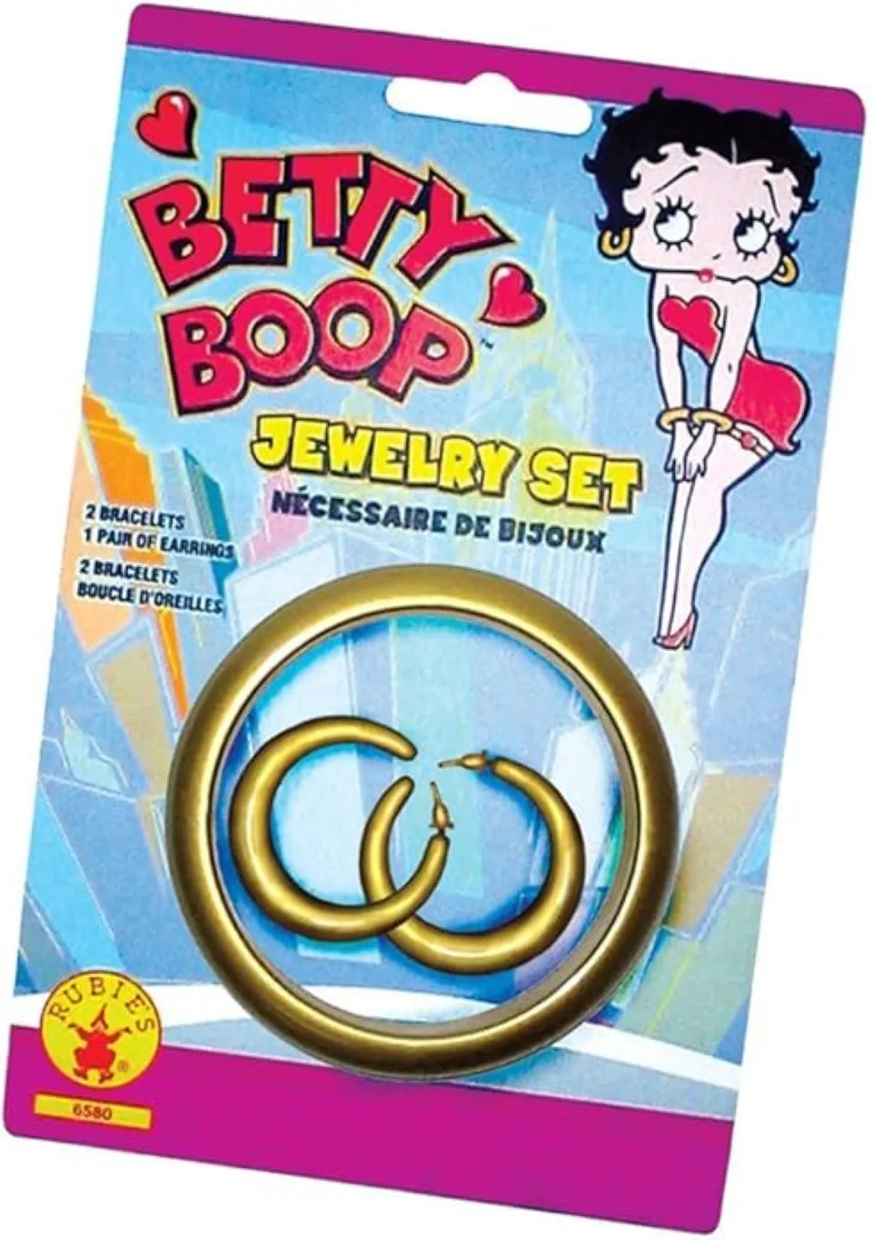 das-kost-mland-accessoires-betty-boop-schmuck-set-damen image 1