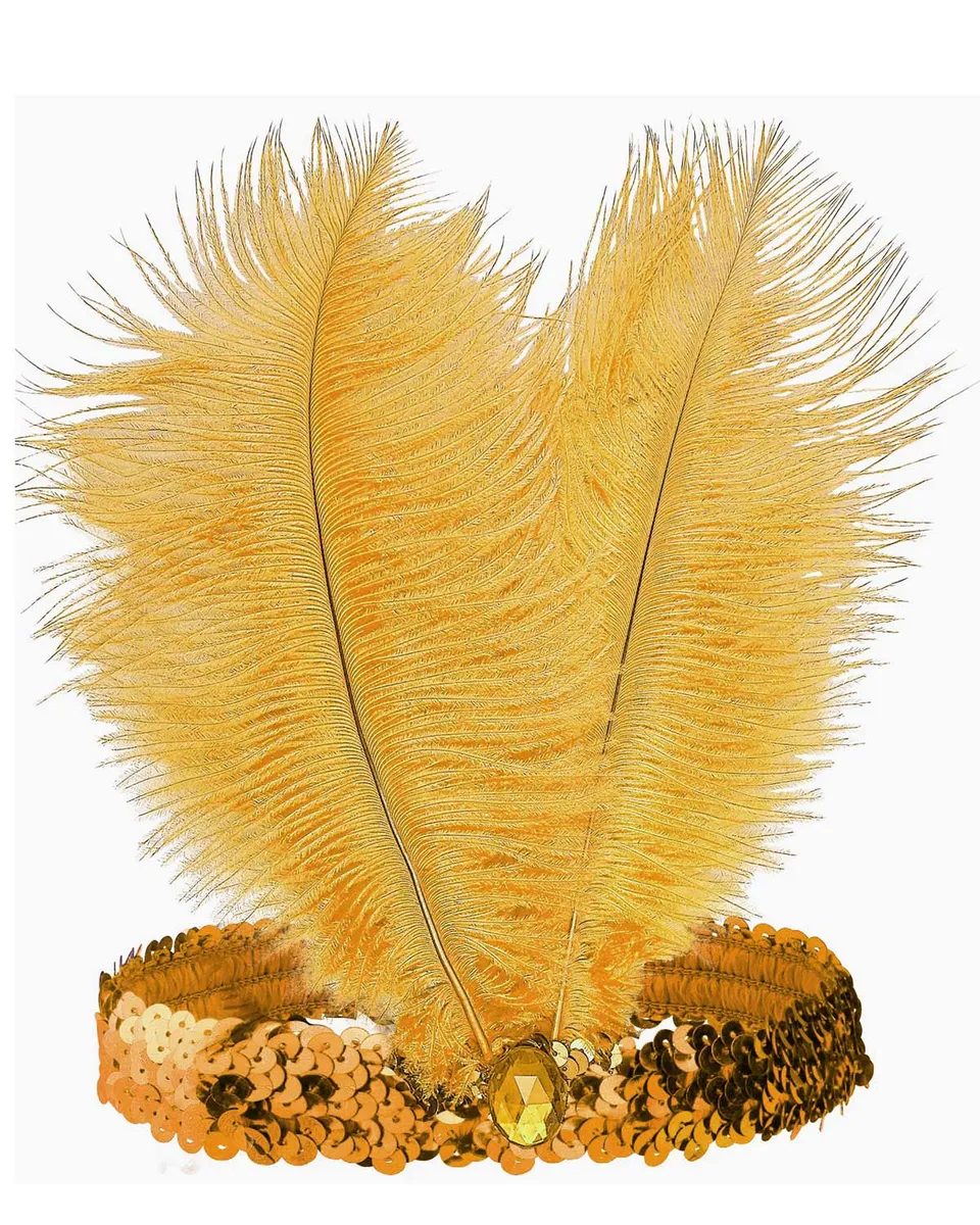 das-kost-mland-charleston-stirnband-gold-pailletten-federn-20er image 1