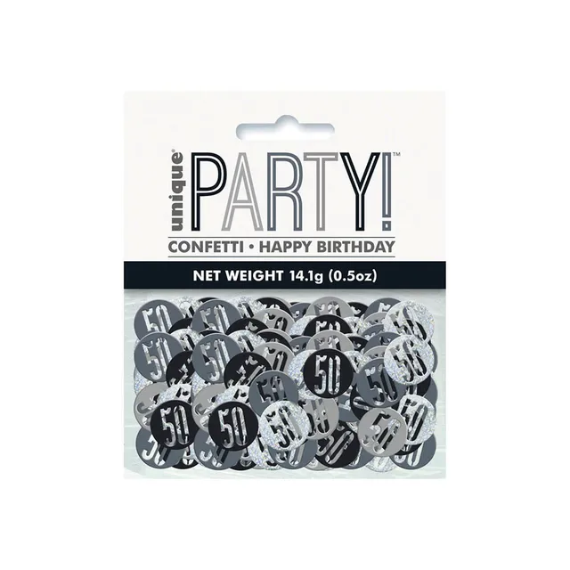 das-kost-mland-konfetti-metall-glitz-14g-schwarz-deko image 1