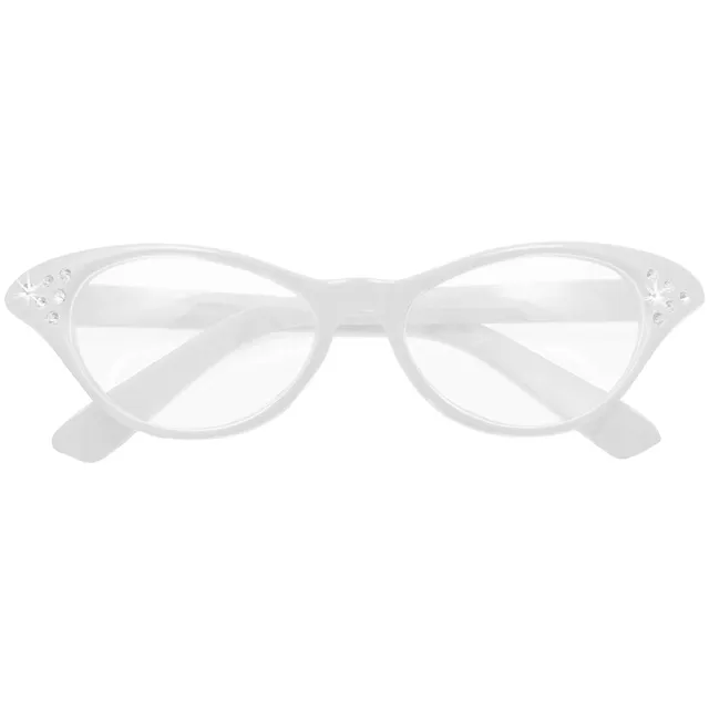 das-kost-mland-fifties-cateye-brille-diamond-wei-strass image 1