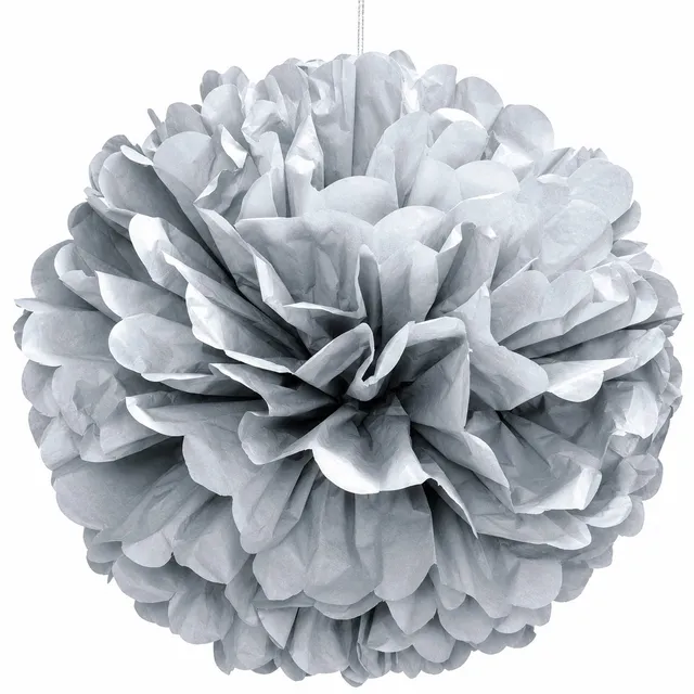das-kost-mland-wabenball-fluffy-40-cm-silber image 1