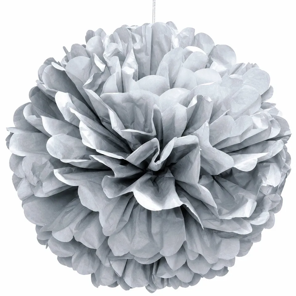 das-kost-mland-wabenball-fluffy-40-cm-silber image 1