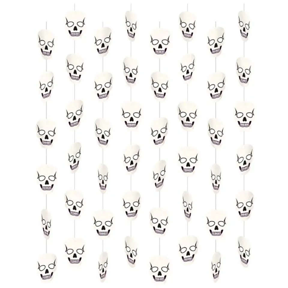 das-kost-mland-dekorationen-h-ngedeko-skulls-130-cm-8-tlg image 1