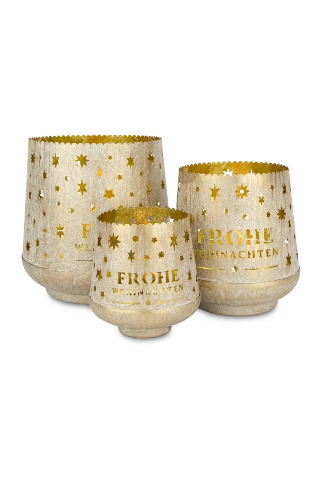 riffelmacher-frohe-weihnachten-lichter-3er-set-beige-gold-16cm image 1