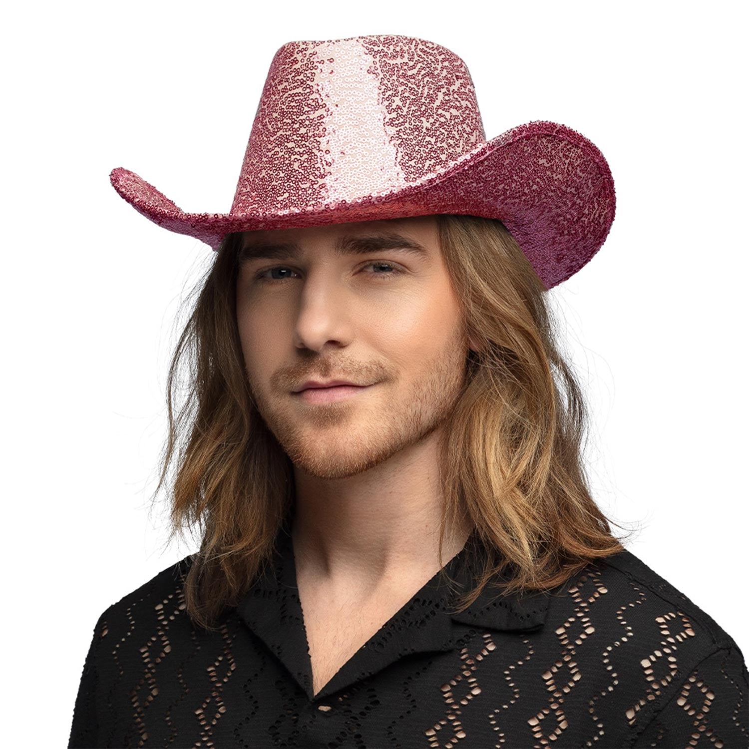 das-kost-mland-accessoires-cowboyhut-rodeo-party-glitzer-gold image 4