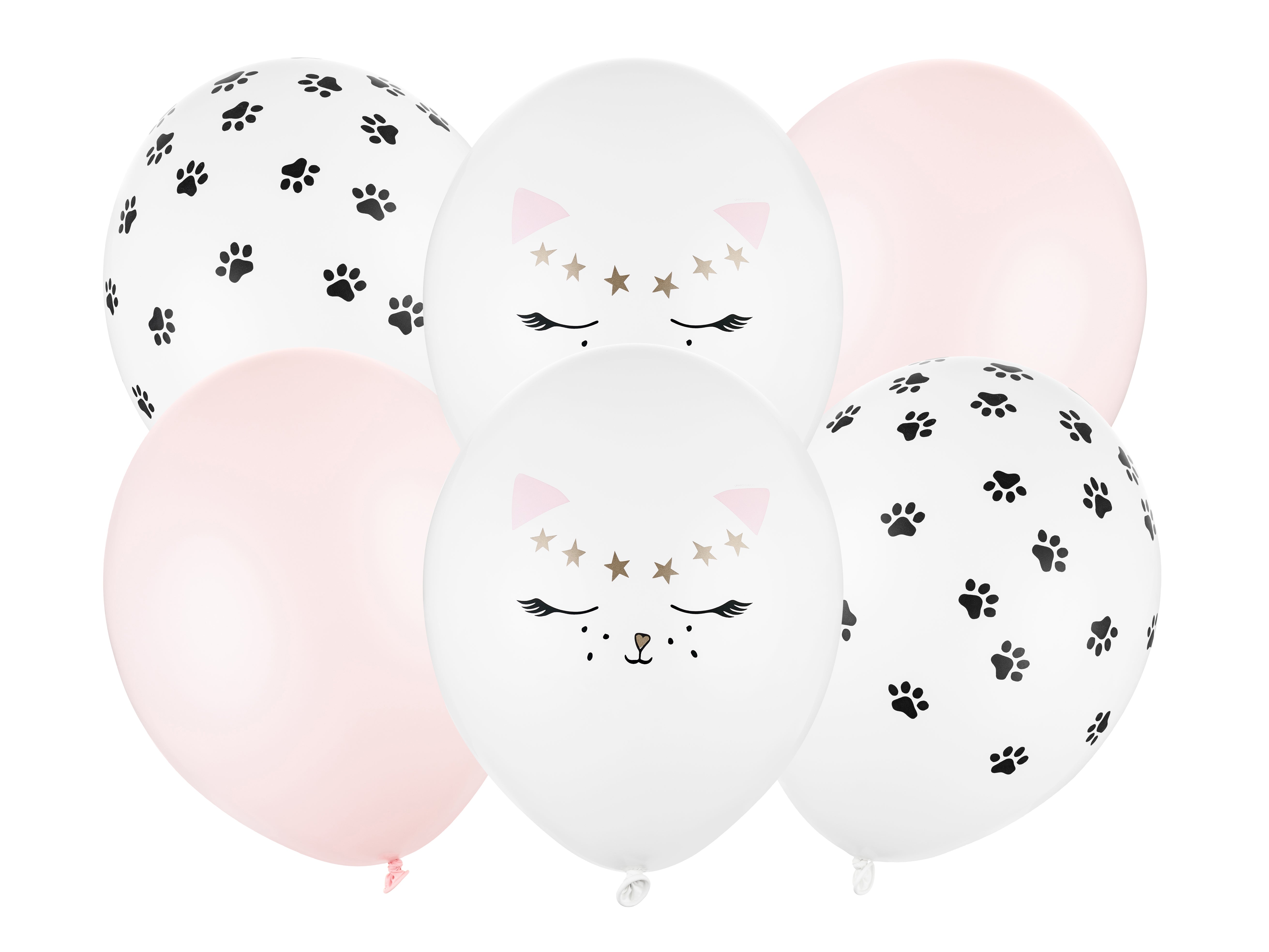 das-kost-mland-katzen-luftballons-mix-30cm-6-stk image 1
