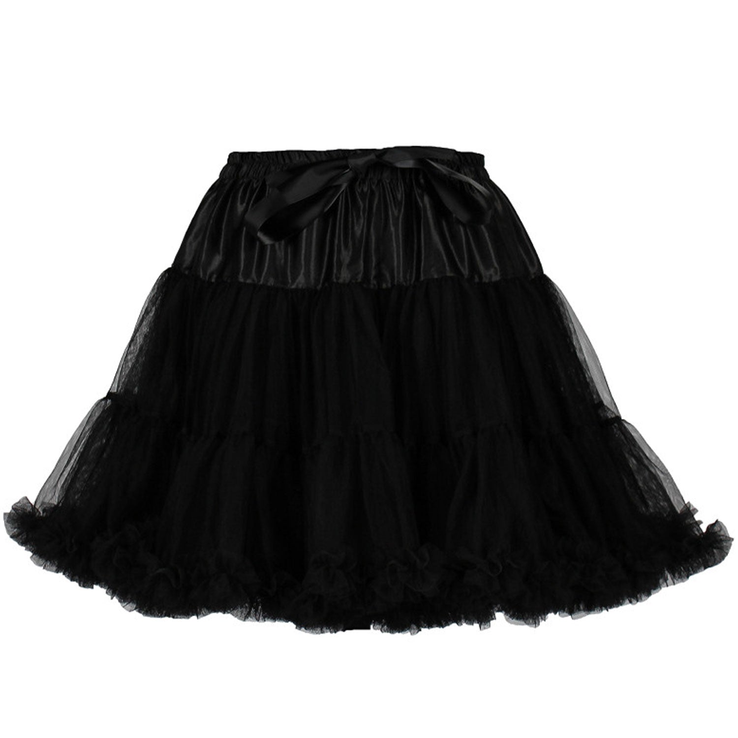 das-kost-mland-cabaret-petticoat-schwarz-damen-unterrock image 1